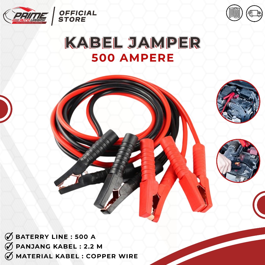 Jual Jumper Kabel Booster Baterai Mobil Tugas Berat Baru untuk Kabel ...