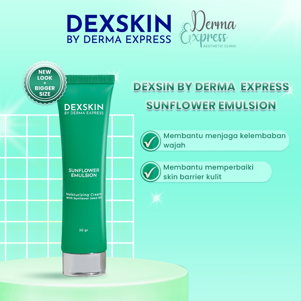 Jual DEXSKIN BY DERMA EXPRESS Sunflower Emulsion | Shopee Indonesia