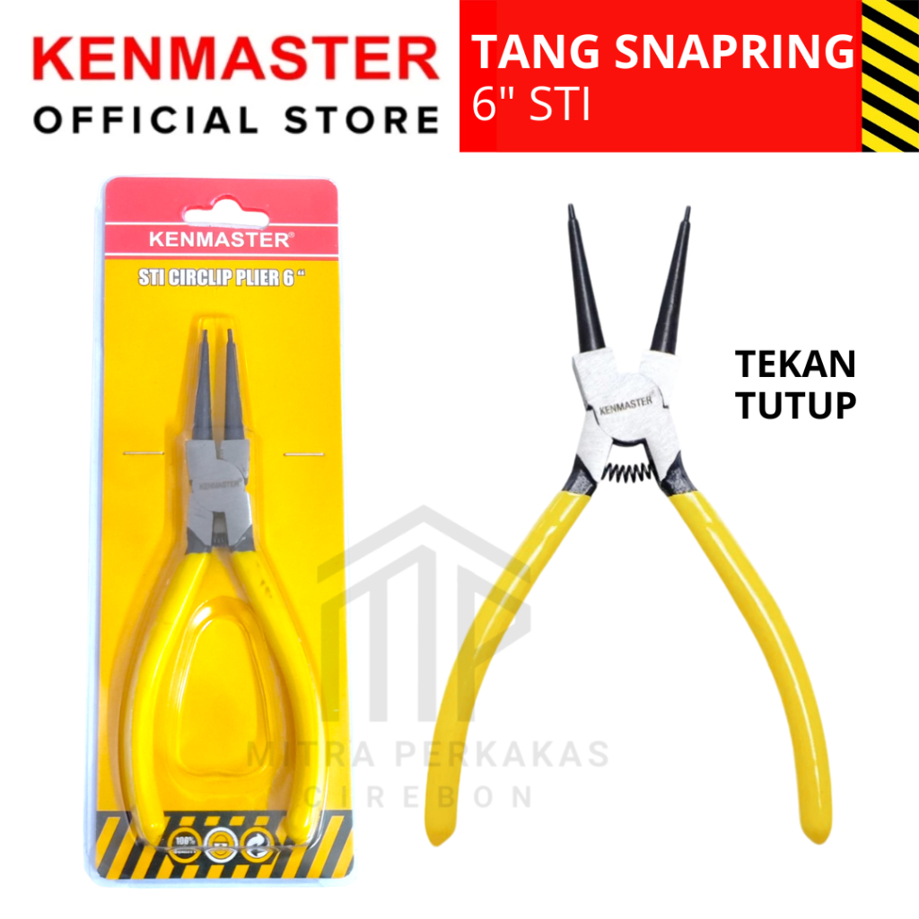 Jual Kenmaster Tang Snap Ring STI 6 Inch Snap Ring Lurus Tutup Circlip ...
