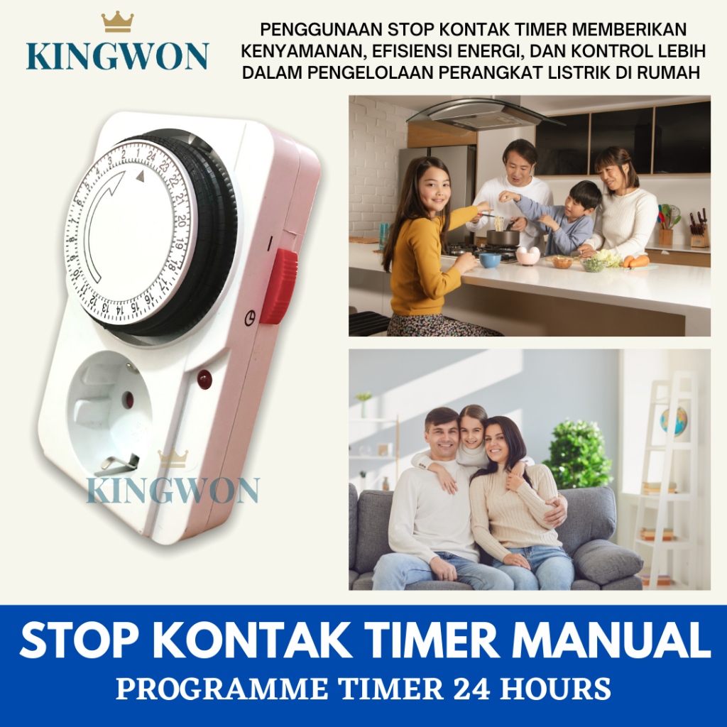 Jual STOP KONTAK TIMER ANALOG 24 JAM TIMER LISTRIK MANUAL ANALOG TIMER ...