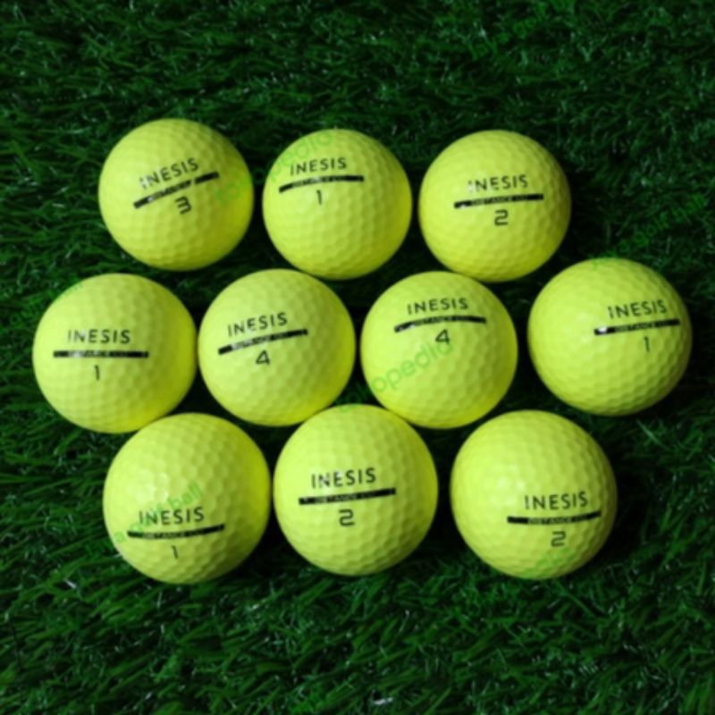 Jual Golf Ball inesis warna kuning grade A 12 pcs | Shopee Indonesia