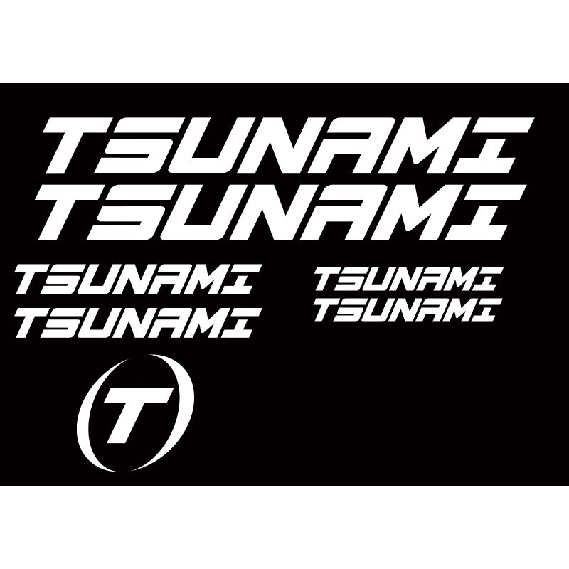 Jual Cutting Stiker Sticker Sepeda Fixie Tsunami | Shopee Indonesia
