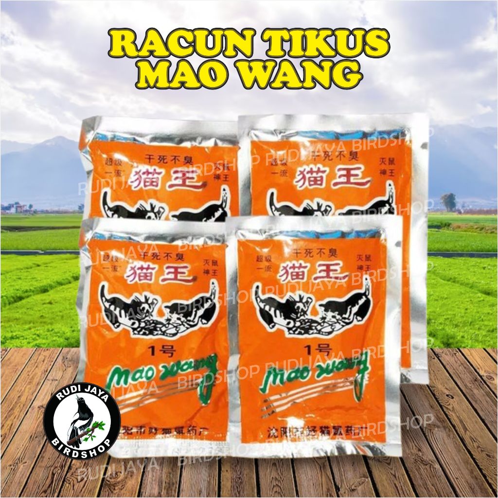 Jual RACUN TIKUS MAO WANG MAOWANG STIKER HOLOGRAM AMPUH MURAH HEMAT ...