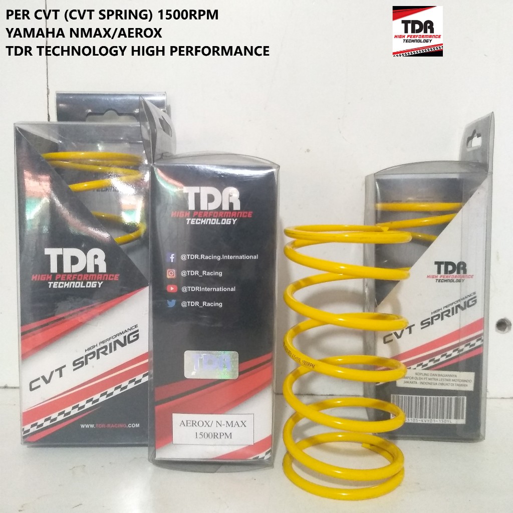 Jual CVT SPRING PER CVT YAMAHA AEROX 155 NMAX NEW TDR RACING 1500RPM ...