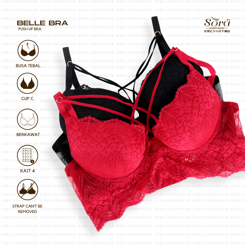 Jual Push Up Bra bh beha pakaian dalam wanita kawat busa tebal tali ...