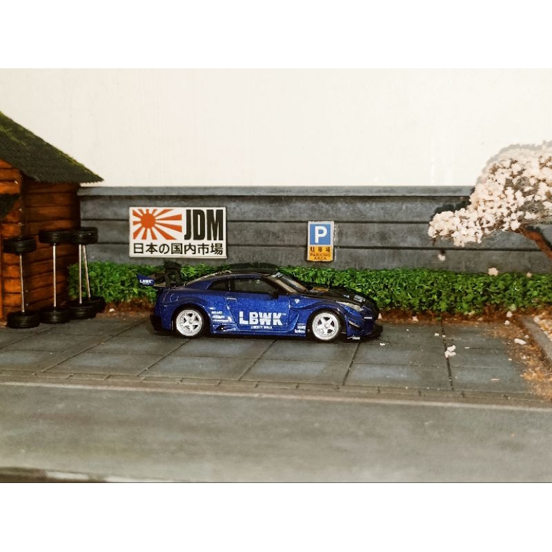 Jual Mini GT - R35 LBWK Blue | Shopee Indonesia