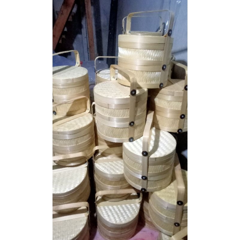 Jual rantang bambu susun 2 diameter 20 | Shopee Indonesia