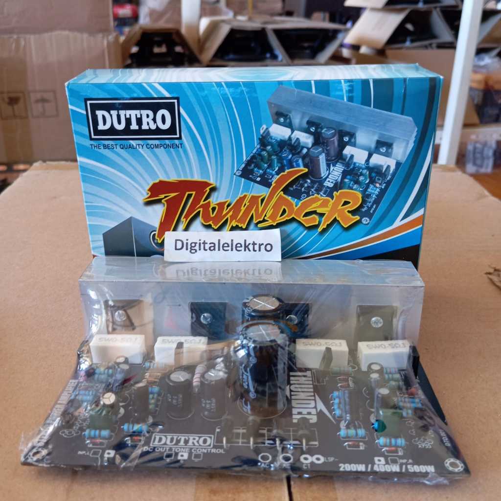 Jual KIT POWER AMPLIFIER OCL 150 WATT STEREO 150 WATT THUNDER SHOGUN