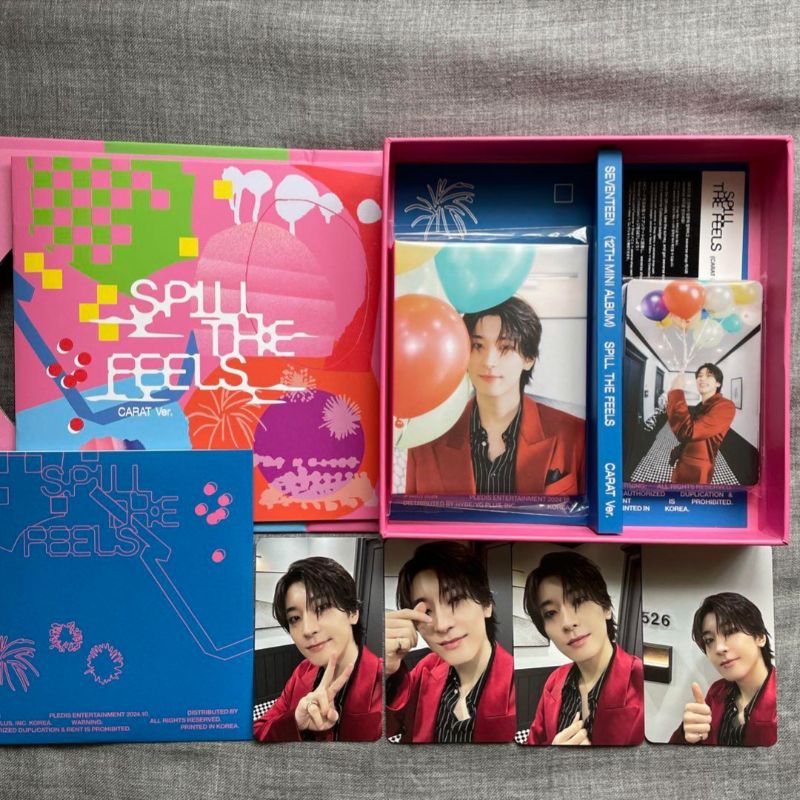 Jual [ READY INA || FREE PC/MERCH OFFICIAL ] SEVENTEEN ALBUM — SPILL ...