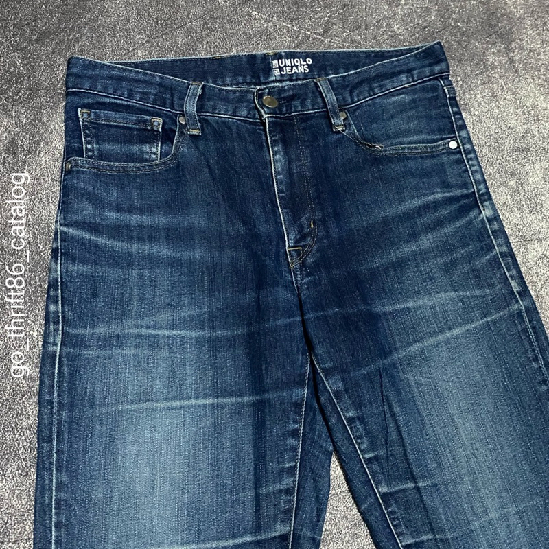 Jual THRIFT CELANA JEANS UNIQLO SECOND J20 | Shopee Indonesia