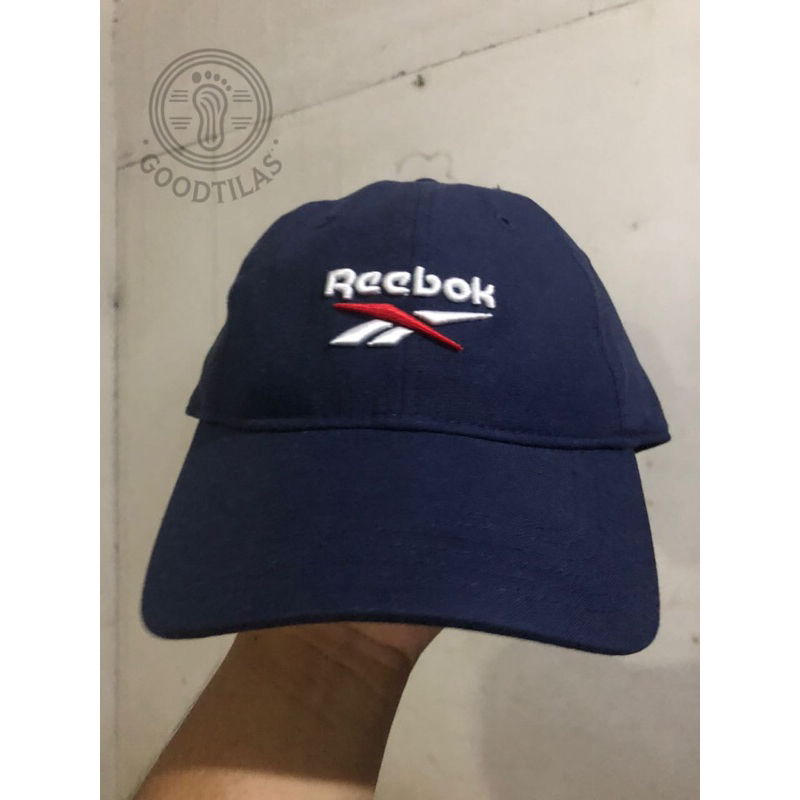 Jual Topi Cap Reebok Unisex Cap Original - Navy | Shopee Indonesia