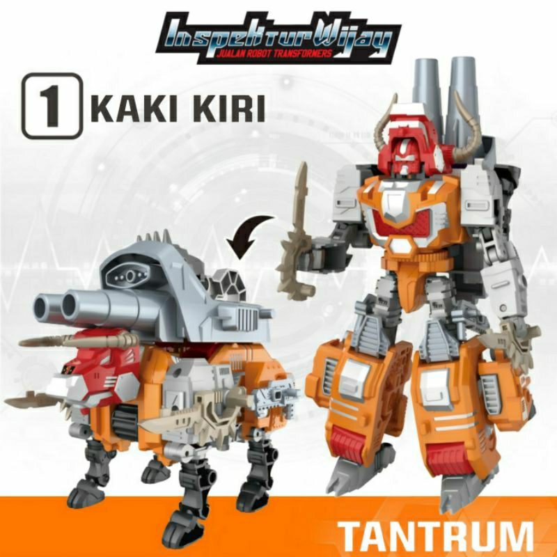 Jual NON JINBAO PREDAKING FERAL REX MMC COMBINER BOT 6 in 1 merek ...
