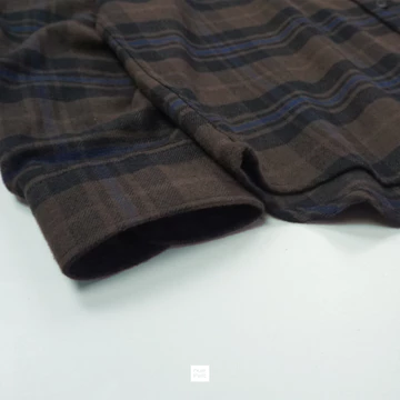NUEFELT Kemeja Flanel Pria Lengan Panjang Hokkaido