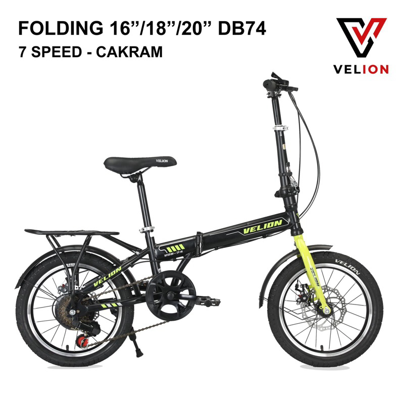 Sepeda Lipat Ukuran 20 Morison MS 8116 DB Murah Cakram Speed Folding  Bike Ukuran 20 Morison MS 8116 DB Murah