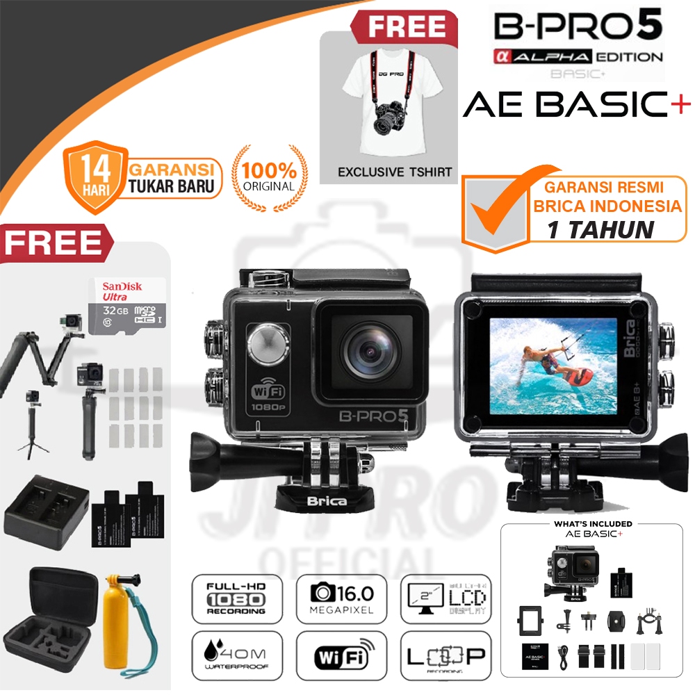 Jual Brica B-Pro 5 Alpha Edition Basic+ Action Cam Camera Full HD ...