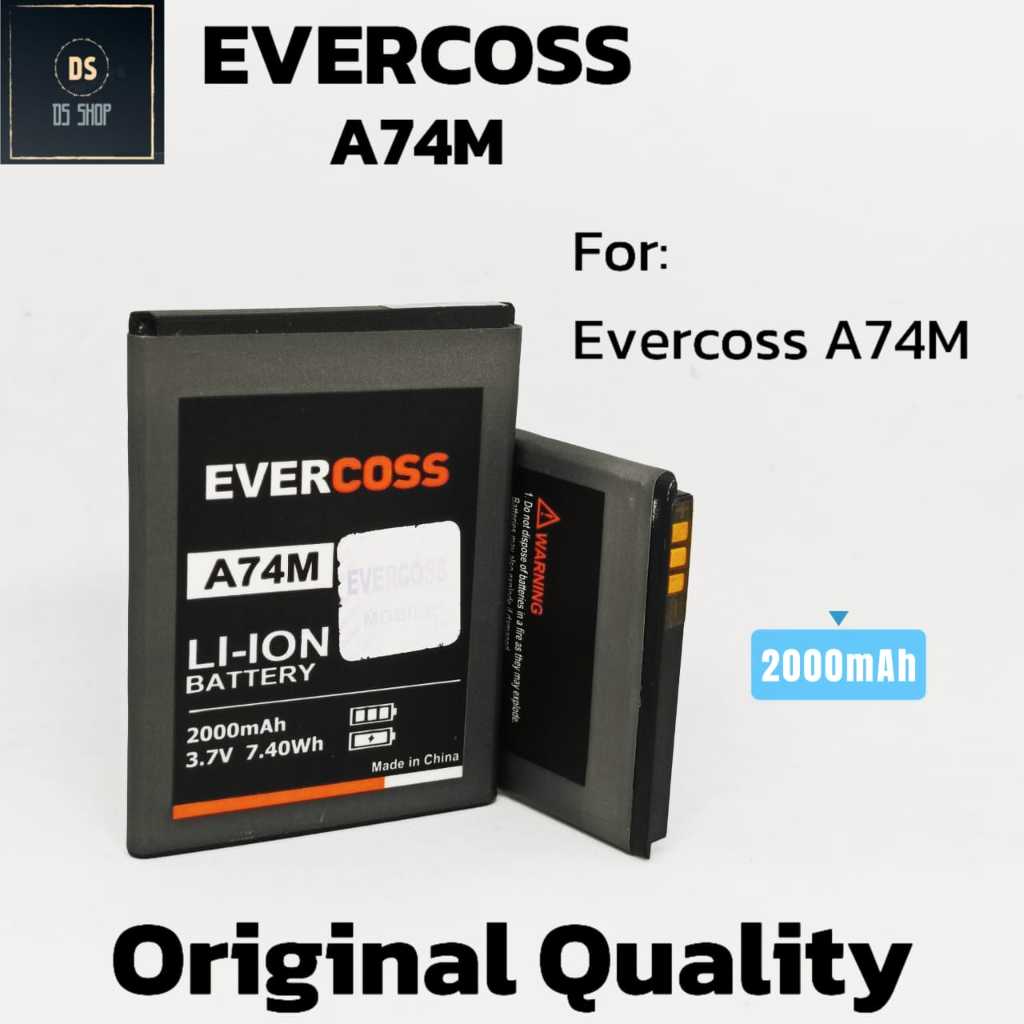 Jual Baterai Evercoss A74M Winner T2 A 74M Original Batre Batrai ...