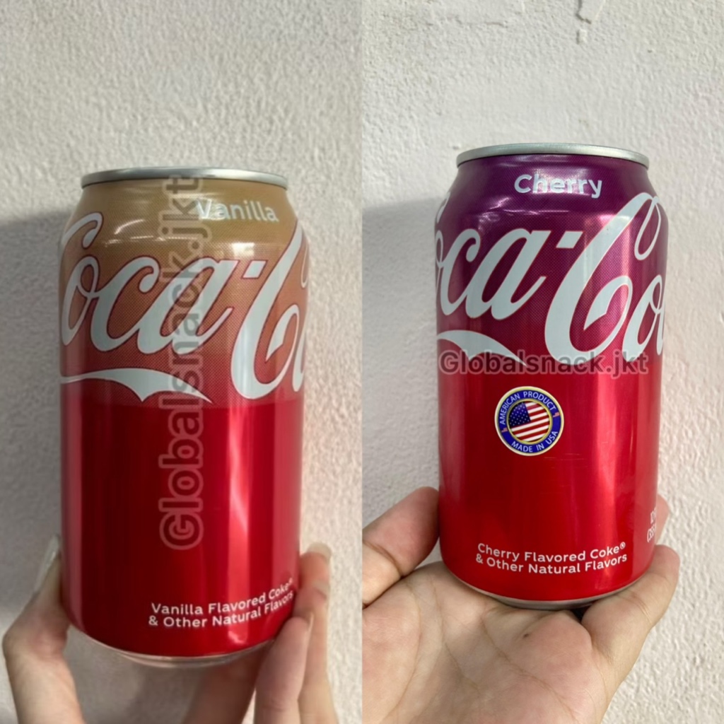 Jual COCA COLA VANILLA / COCA COLA CHERRY - COCACOLA USA | Shopee Indonesia