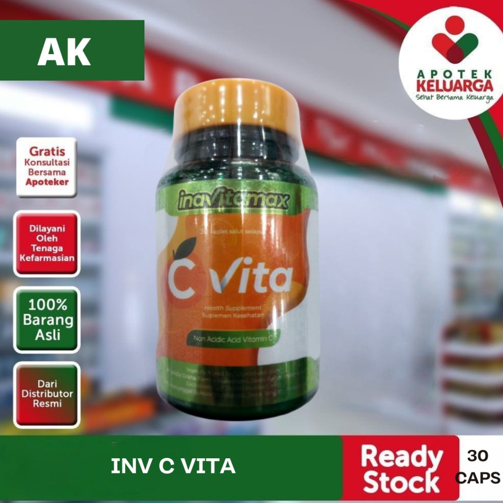 Jual INAVITAMAX C VITA ISI 30 CAPS #MENJAGA KESEHATAN TUBUH, MENJAGA ...