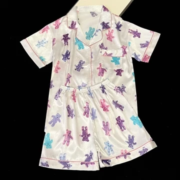 SATIN SERIES Baju Tidur Wanita Dewasa Minzy Sleepwear Piyama Set Satin Silk Premium Setelan