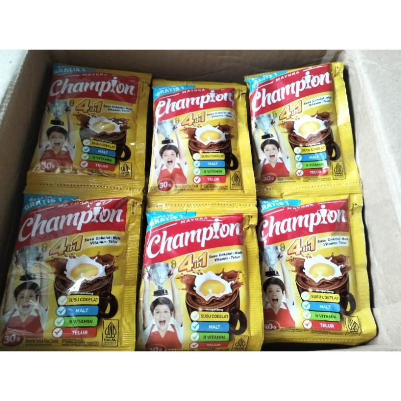 Jual Energen CHAMPION Beli 1gratis 1 (10+1) exp okt 2025 Shopee Indonesia