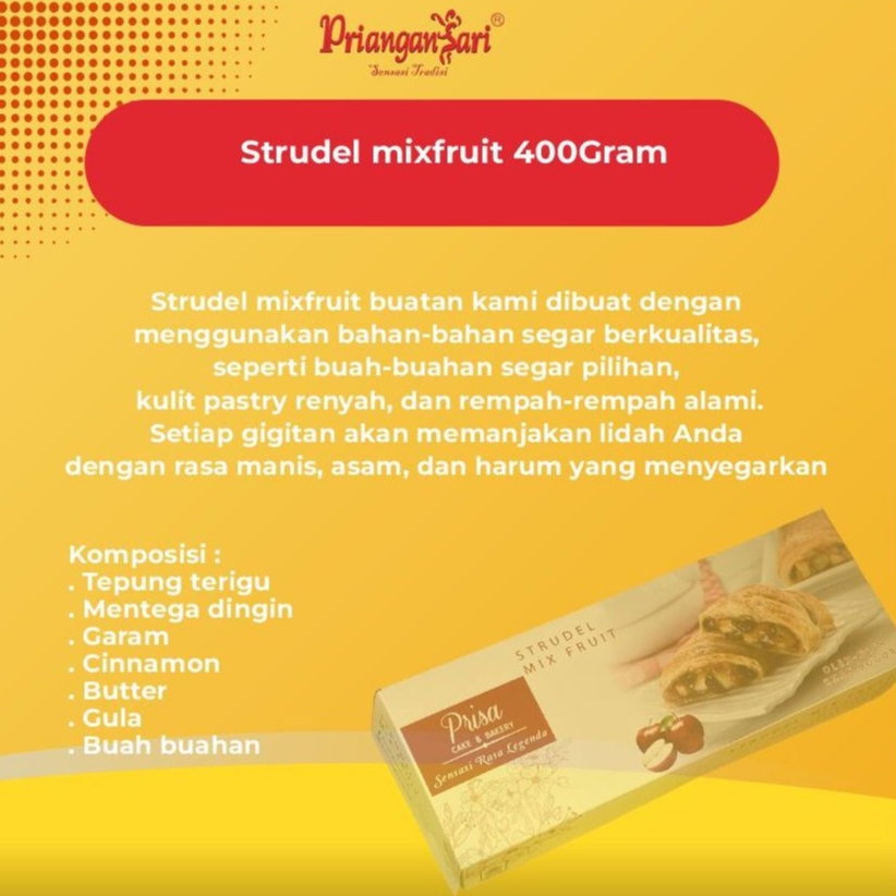 Jual Strudel Mix Priangansari 400Gram | Shopee Indonesia