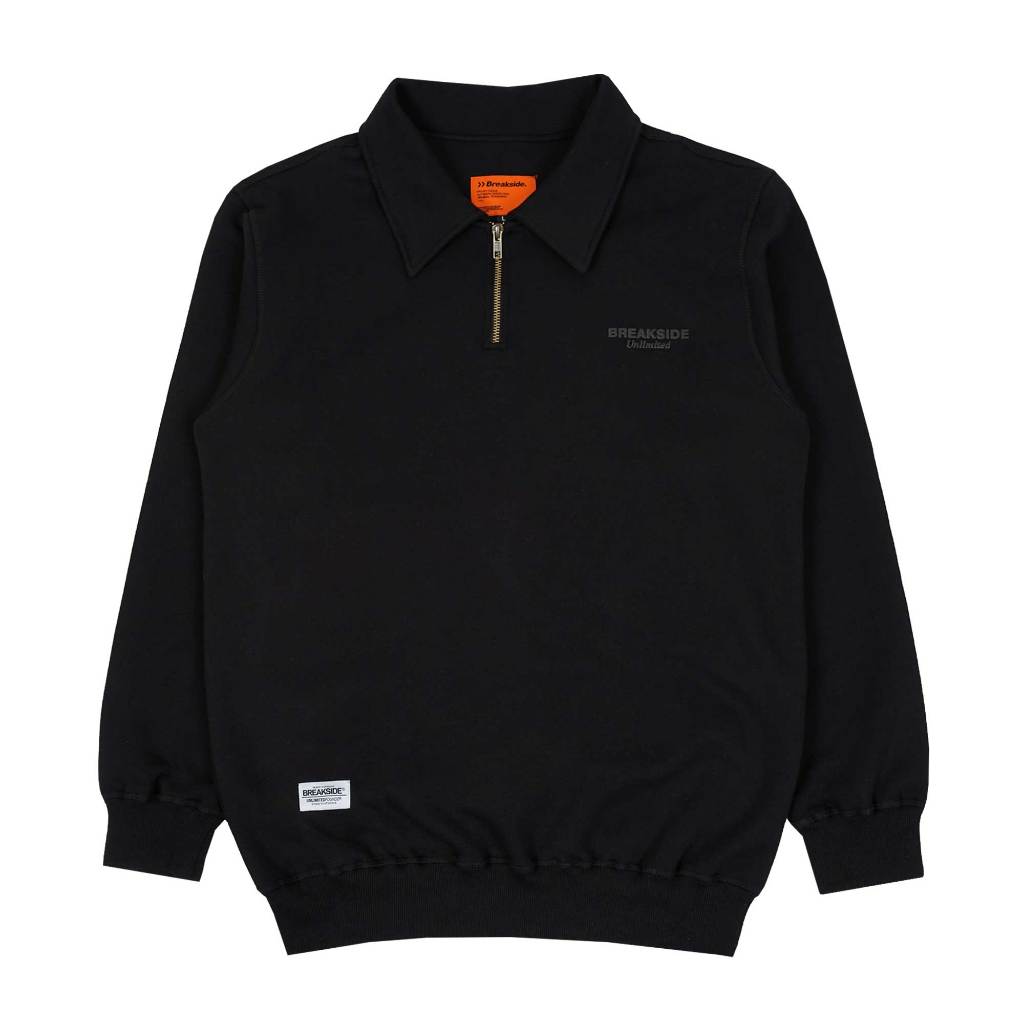 Jual Breakside Sweater Halfzip Amino Black Sweatshirt Pria | Shopee ...