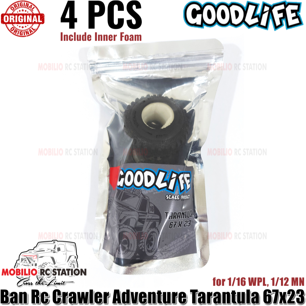 Jual Ban Rc Crawler Adventure Goodlife Tarantula Mini Tire 67x23 ...