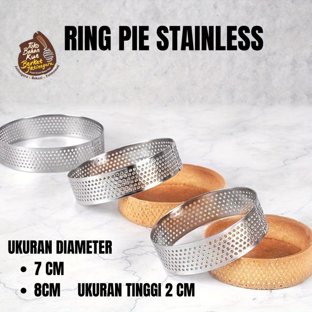 Jual RING PIE / PERFORATED PIE RING / CETAKAN KUE BULAT / PCS | Shopee ...