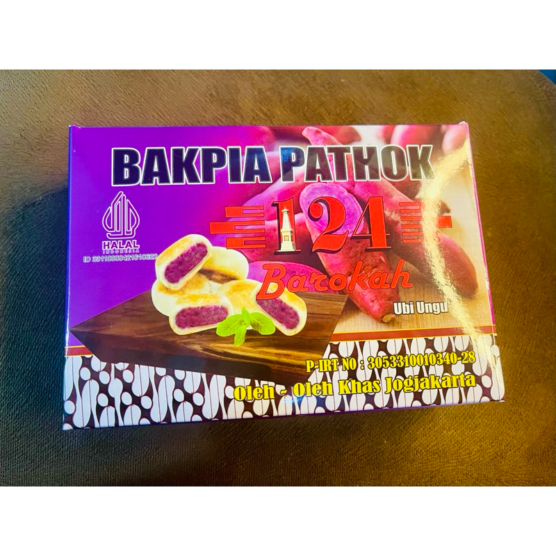 Jual Bakpia Pathok 124 Rasa UbI Ungu | Shopee Indonesia