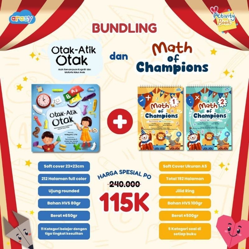 Jual Bundling Buku Math of Champion + Otak Atik Otak | Shopee Indonesia