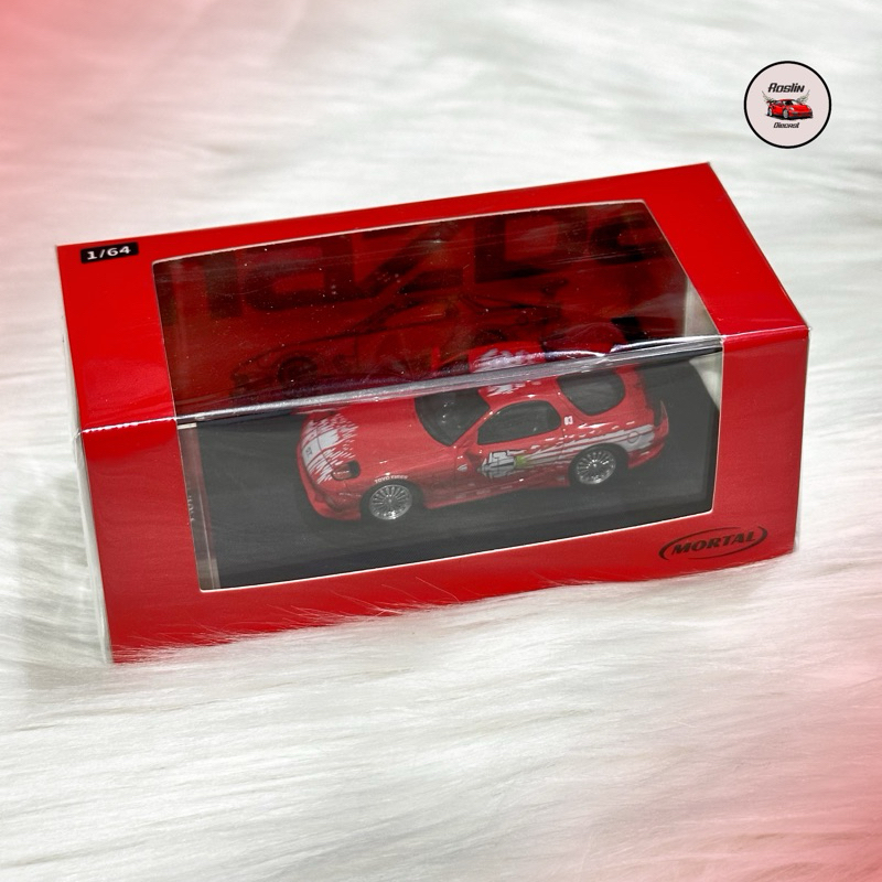 Jual Diecast 1:64 Mortal Mazda RX7 FNF Livery Dom Red | Shopee Indonesia