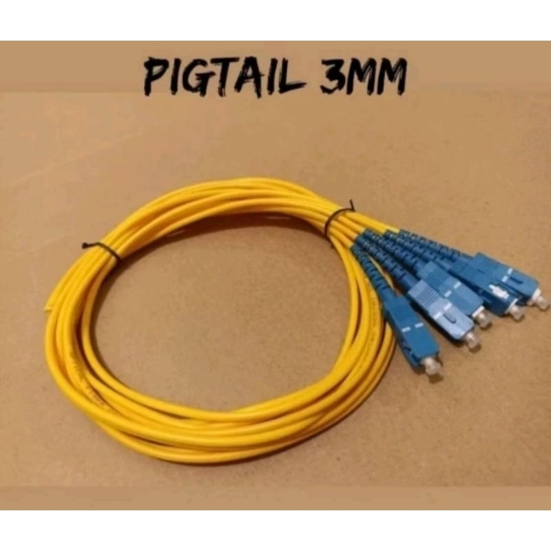 Jual Pigtail SC UPC 3mm 2mm Pigtail SC UPC panjang 1,5mm | Shopee Indonesia