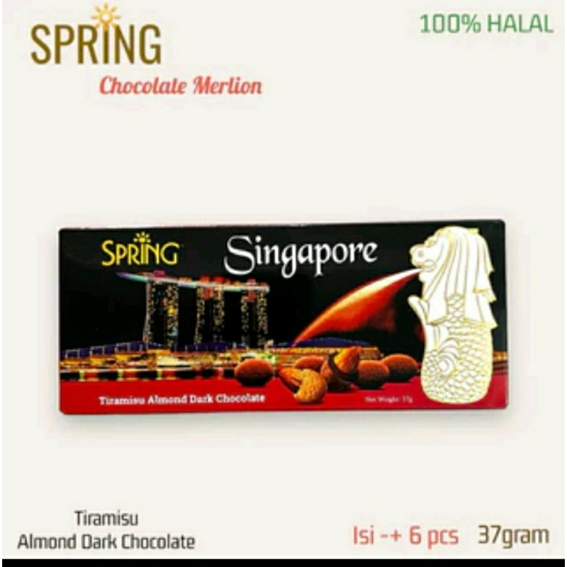 Jual Coklat Singapore Merlion Spring Box 37 dan 40 Gram (isi 6-7 pcs ...