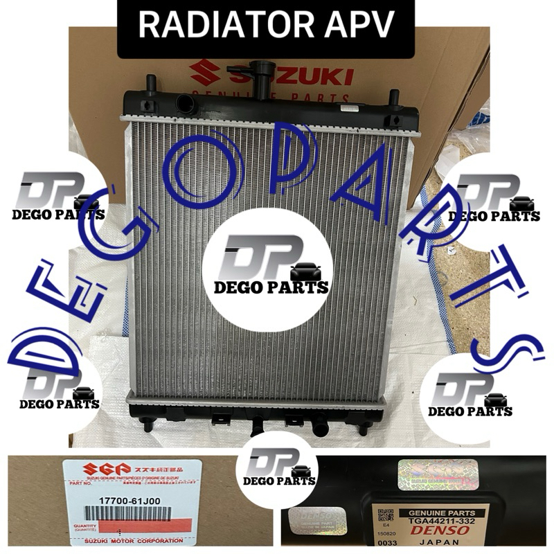 Jual radiator assy suzuki apv / mega carry manual asli original denso ...