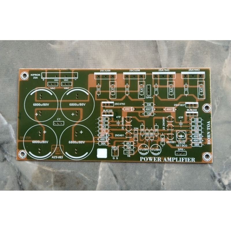 Jual PCB Power Amplifier HORN TOA Plus Power Supply | Shopee Indonesia
