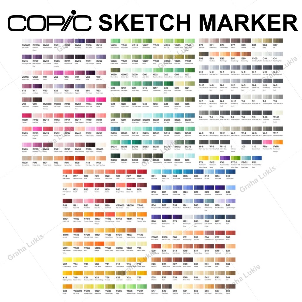 Jual COPIC SKETCH MARKER VARIAN RV - RED VIOLET | Shopee Indonesia
