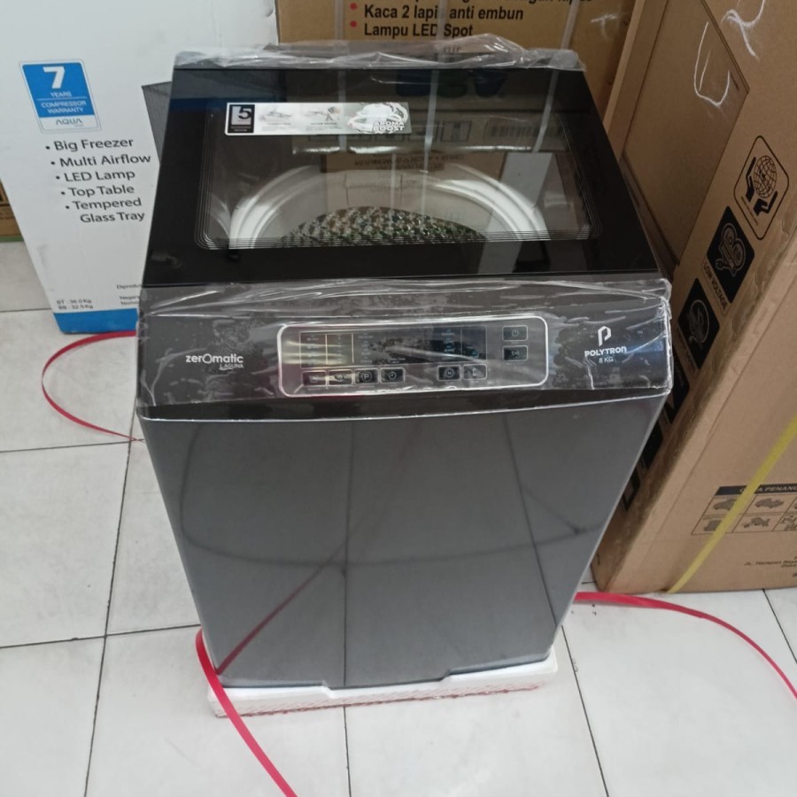 Jual MESIN CUCI 1 TABUNG TOP LOADING 7 KG POLYTRON PAW-7028Y | Shopee ...