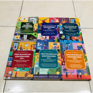 ( PROMO BUKU MURAH ORIGINAL ) BUKU AGAMA ISLAM / BACAAN ISLAM / 1 SET 6 BUKU / FIKIH MUAMALAH KONTEMPORER / USTADZ DR.ONI SAHRONI, M.A.