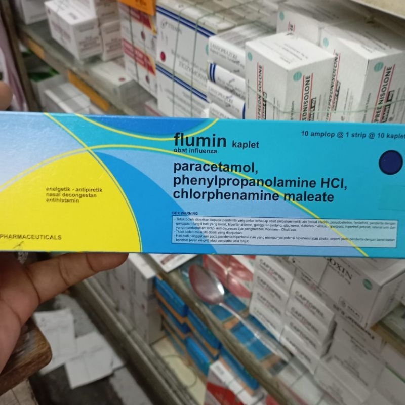 Jual FLUMIN Pereda Flu 100kaplet | Shopee Indonesia