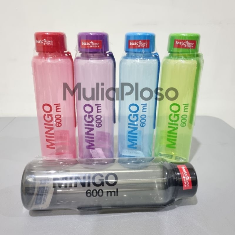 Jual Botol minum 600ml MINIGO Basic Home LION STAR BPA Free , botol ...