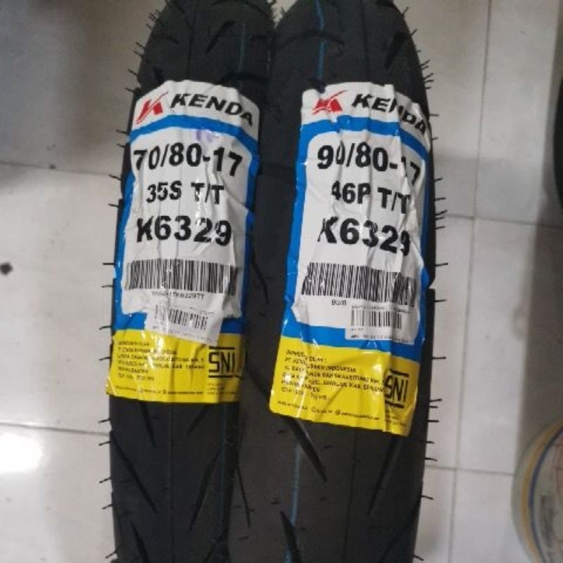 Jual Ban Luar Kenda K6329 ring 17 ukuran 90/80 dan 70/80 | Shopee Indonesia