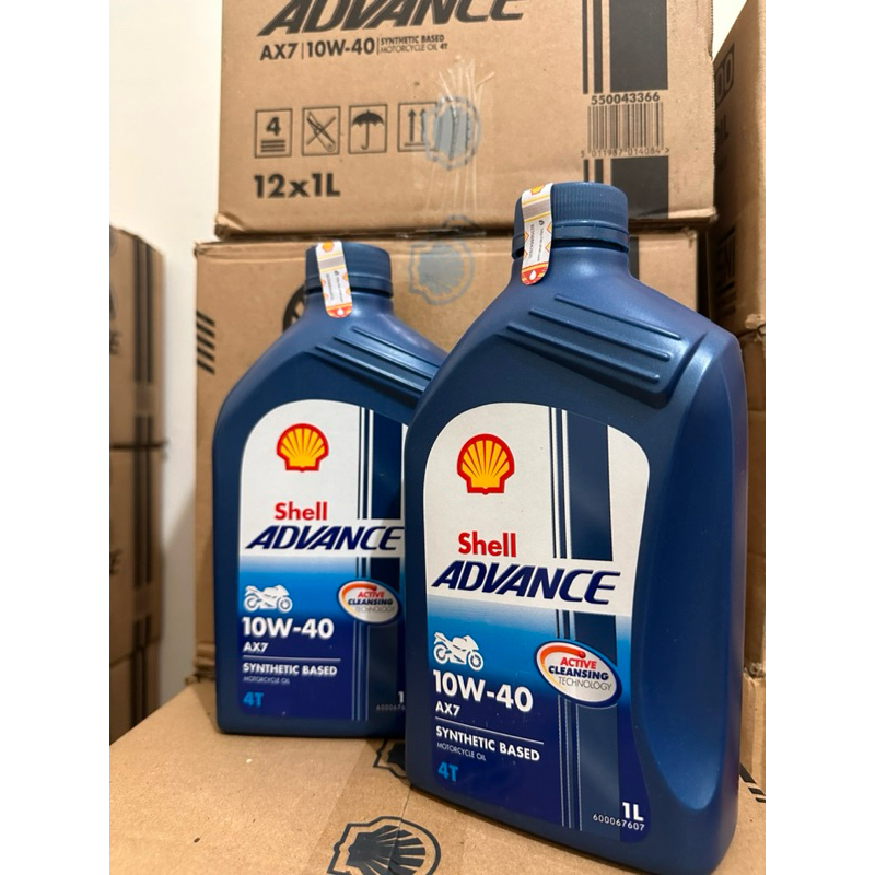 Jual Shell Advance AX7 SC 10W40 1L 4T | Shopee Indonesia