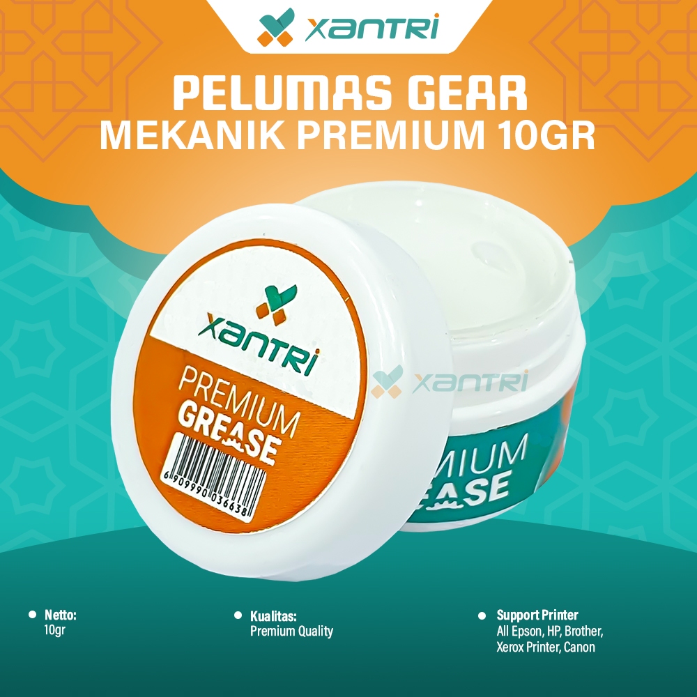 Jual Xantri - Grease Mekanik Gear ASF Roller 10gr Minyak Pelumas ...