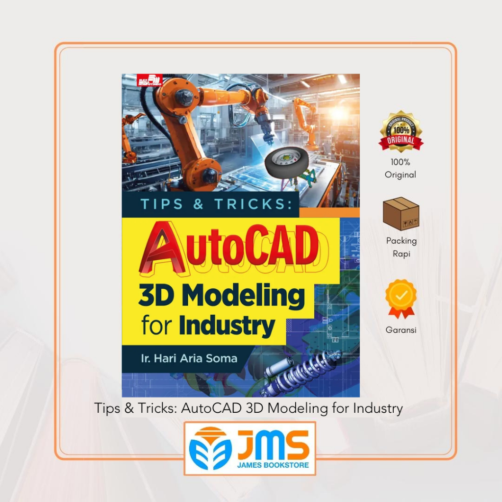 Jual Buku Tips & Tricks: AutoCAD 3D Modeling for Industry | Shopee ...