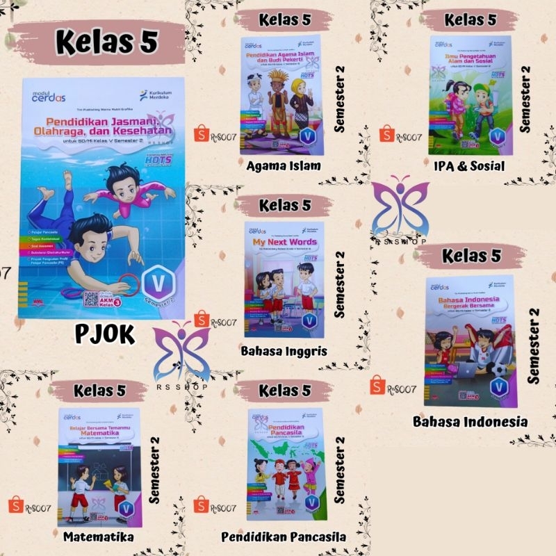 Jual Buku LKS Kurikulum Merdeka SD Kelas 5 Semester 2 "CERDAS" Penerbit ...