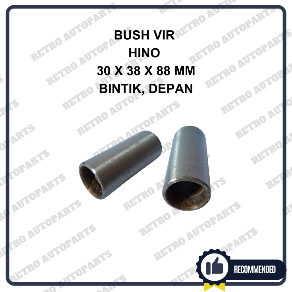 Jual HINO | Bush Vir Besi Depan Bintik Mobil Hino Ukuran 30 x 38 x 88 ...