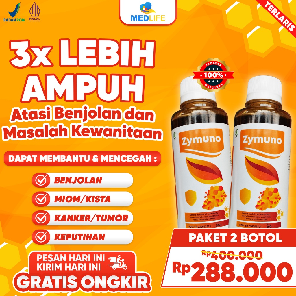 Zymuno Paket 2 Botol Madu Herbal Alami Imunoterapi Kanker Dan Atasi Masalah Kewanitaan Original