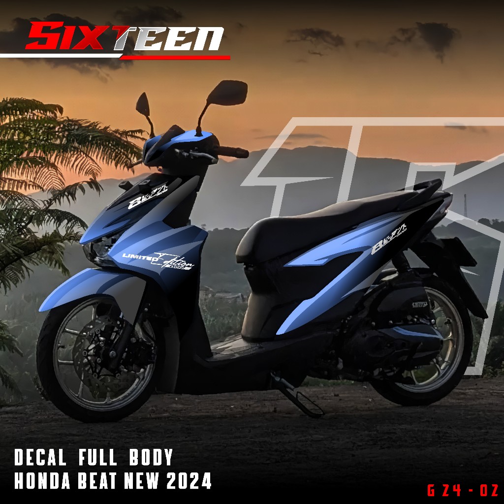 Jual (COD) TERBARU Decal Sticker Honda Beat CBS STREET Smart Key