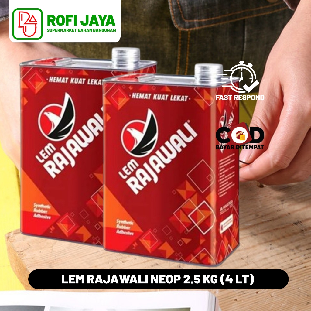 Jual Lem Kuning Rajawali Neop 2.5 KG (4 LT) | Shopee Indonesia