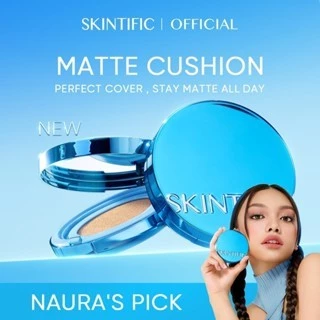 Skintific Perfect Stay Velvet Matte Cushion 11ml I Cover All Perfect BB Cream flawless Foundation I lebih waterproof